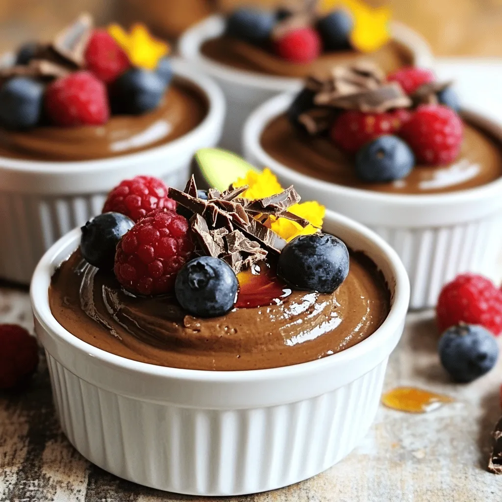 87. Chocolate Avocado Mousse Creamy and Delicious Treat