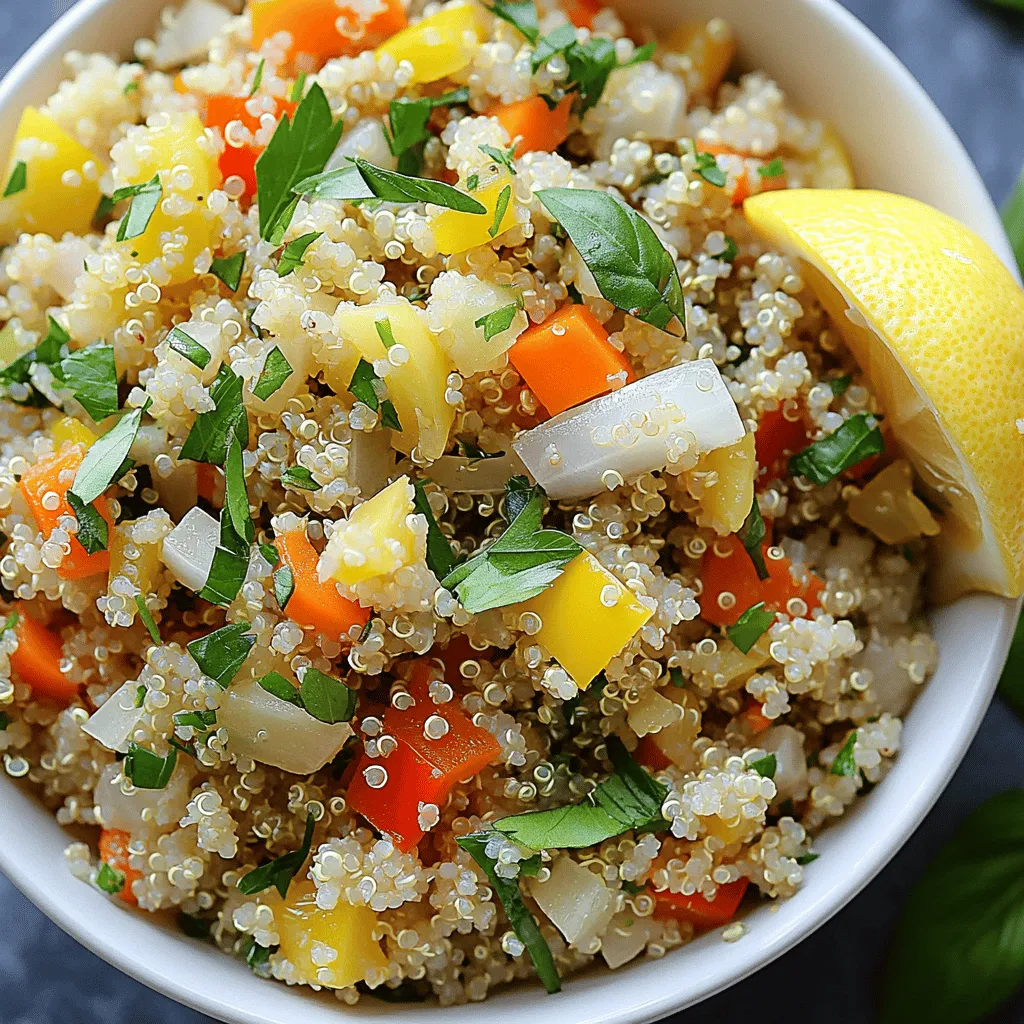 Herbed Lemon Quinoa Pilaf Flavorful and Easy Recipe
