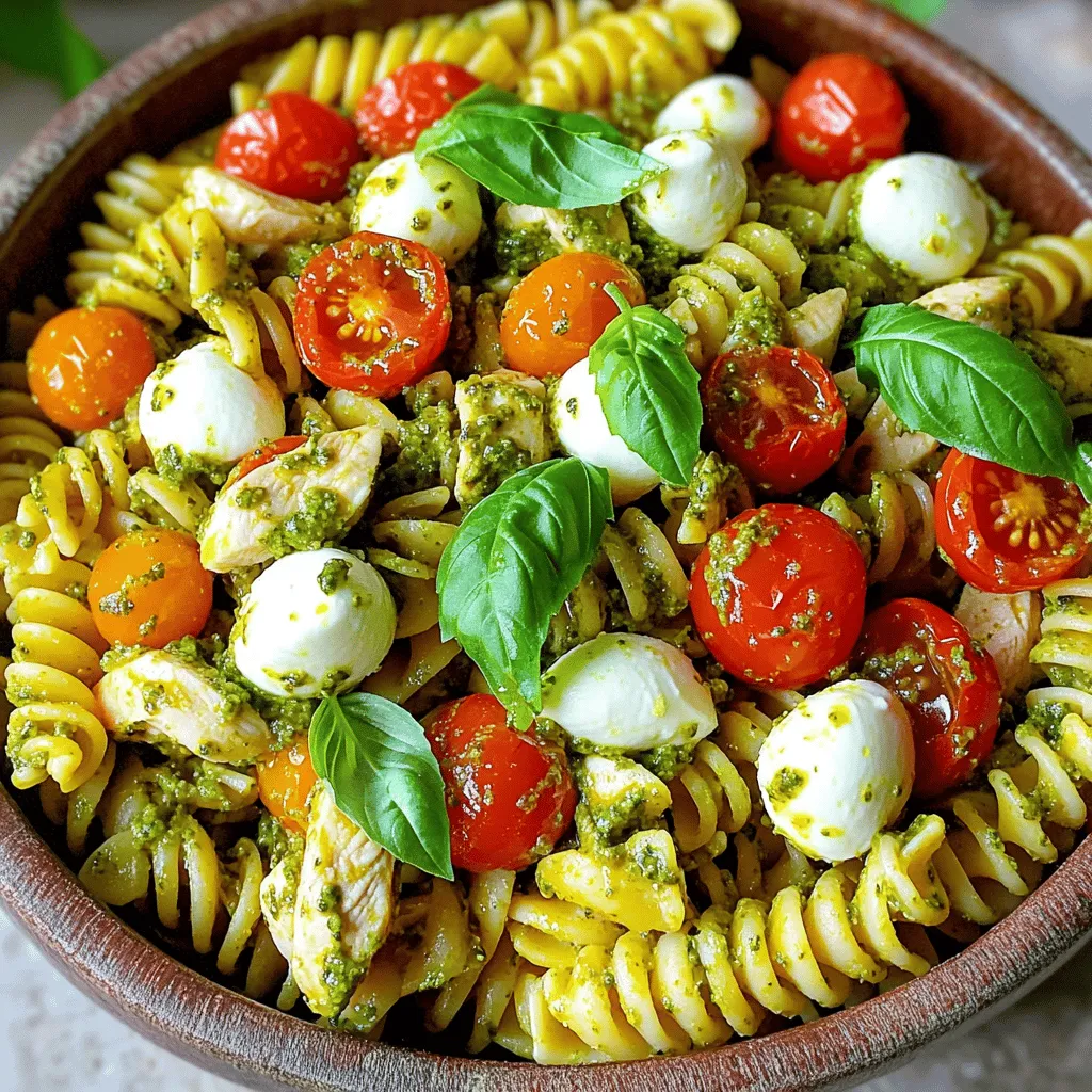Pesto Chicken Caprese Pasta Simple and Tasty Meal