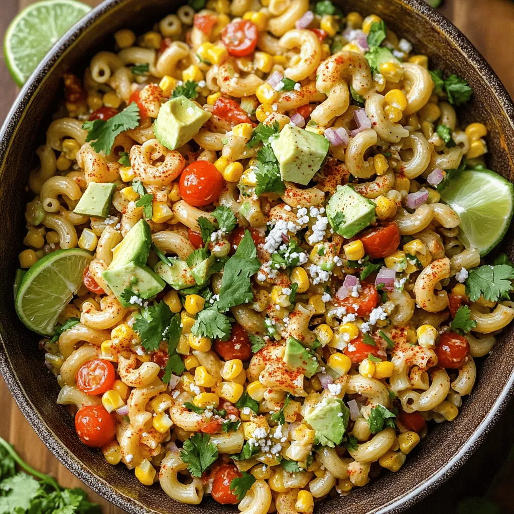 Mexican Street Corn Pasta Salad Flavorful and Fresh Dish
