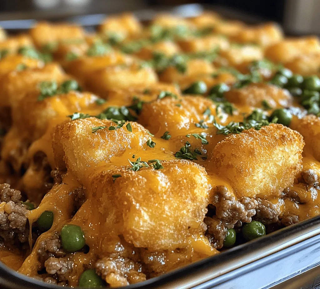 In the world of comfort food, few dishes evoke the warmth and nostalgia of home-cooked meals quite like casseroles. These hearty, one-dish wonders have a universal appeal, combining convenience, flavor, and a sense of togetherness that makes them perfect for family dinners and gatherings. Among the myriad of casserole options, the Cheeseburger Tater Tot Casserole stands out as a fun and satisfying meal that brings together the beloved elements of a classic cheeseburger with the delightful crunch of tater tots.