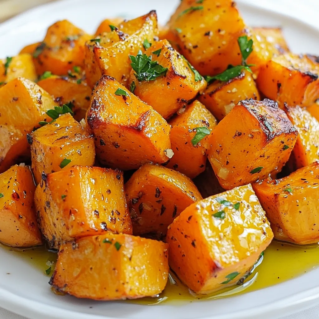 Garlic Herb Roasted Sweet Potatoes Flavorful Delight