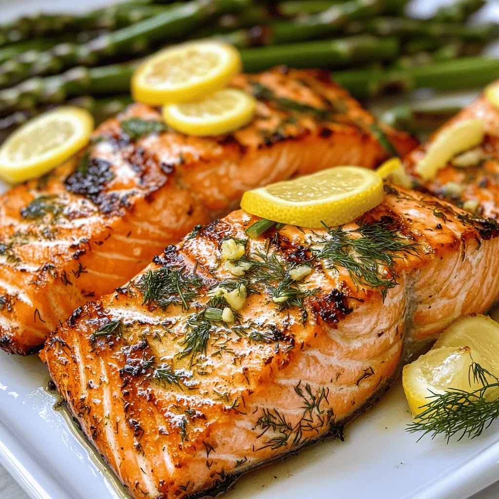 Lemon Dill Grilled Salmon Simple and Tasty Recipe