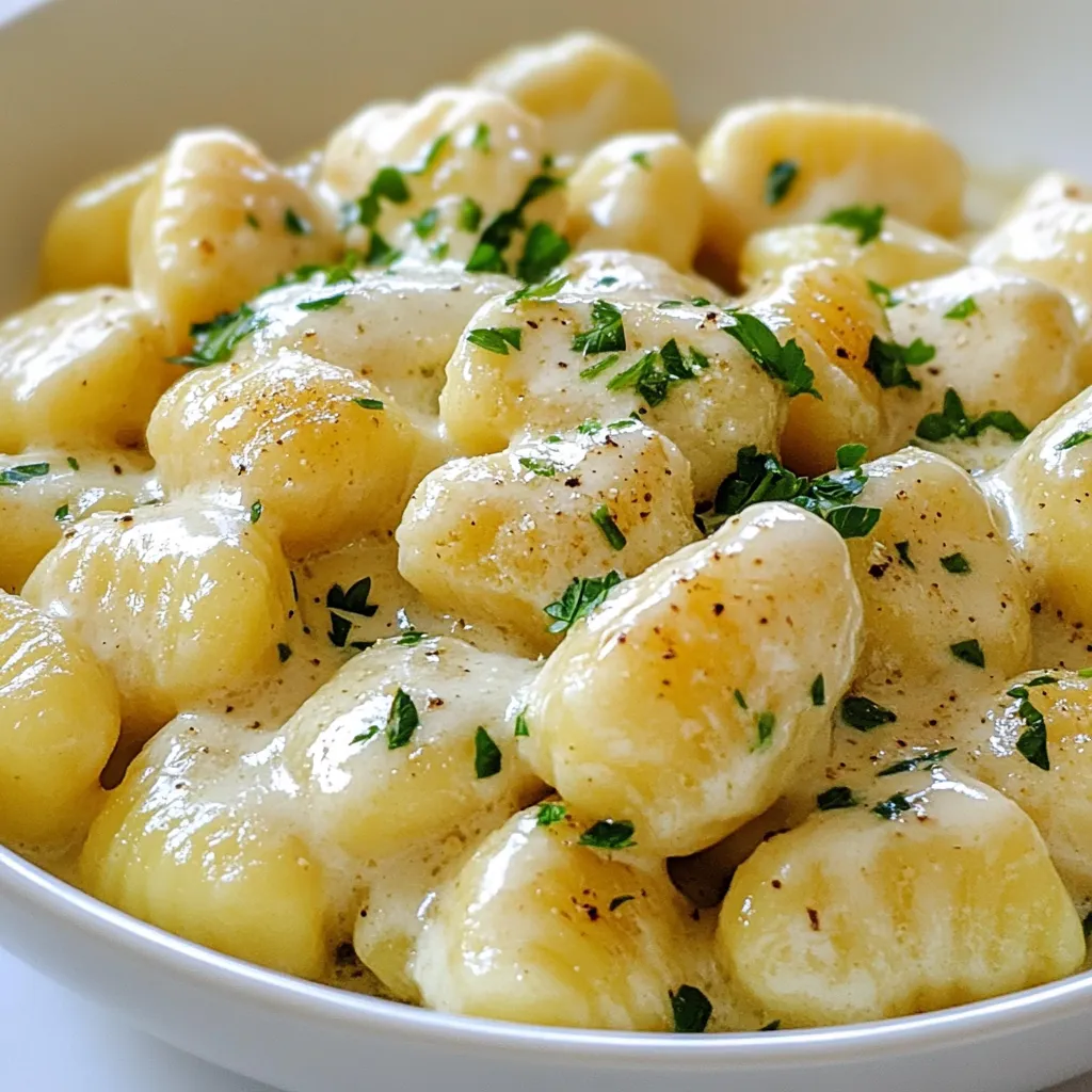 Creamy Garlic Parmesan Gnocchi Rich and Flavorful Dish