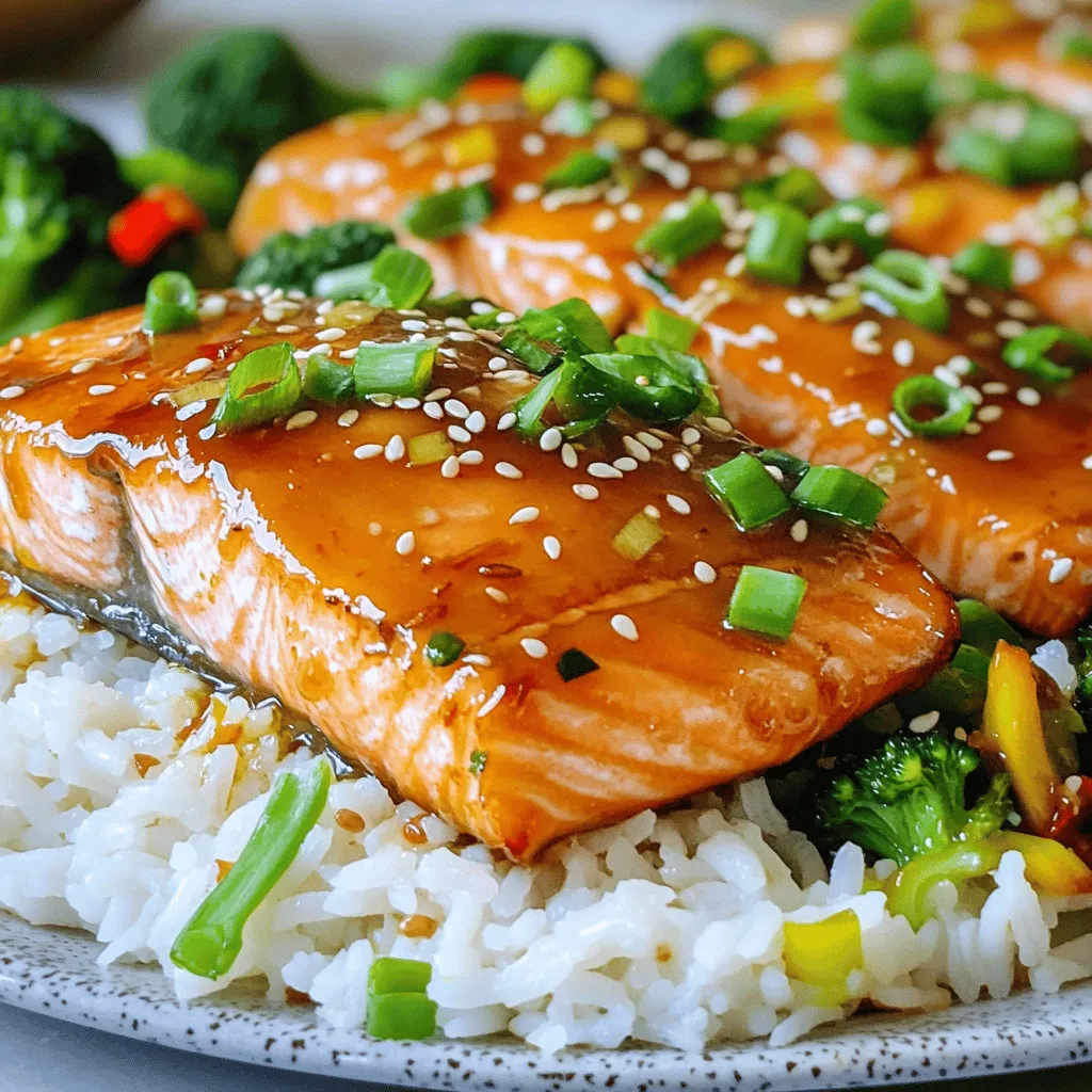Honey Garlic Glazed Salmon Savory and Simple Dish