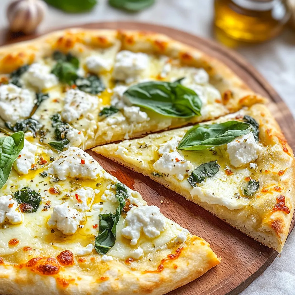 Greek Roasted Garlic Spinach White Pizza: A Delicious Twist on a Classic