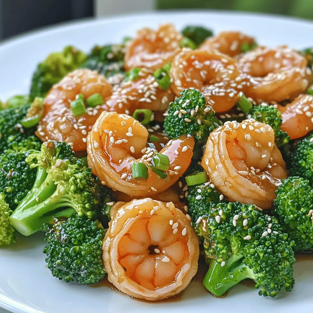 Honey Garlic Shrimp and Broccoli Simple Dinner Recipe