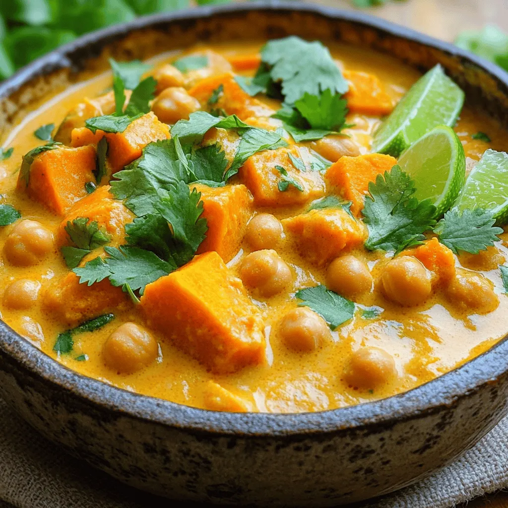 Sweet Potato and Chickpea Curry Bold and Flavorful Dish