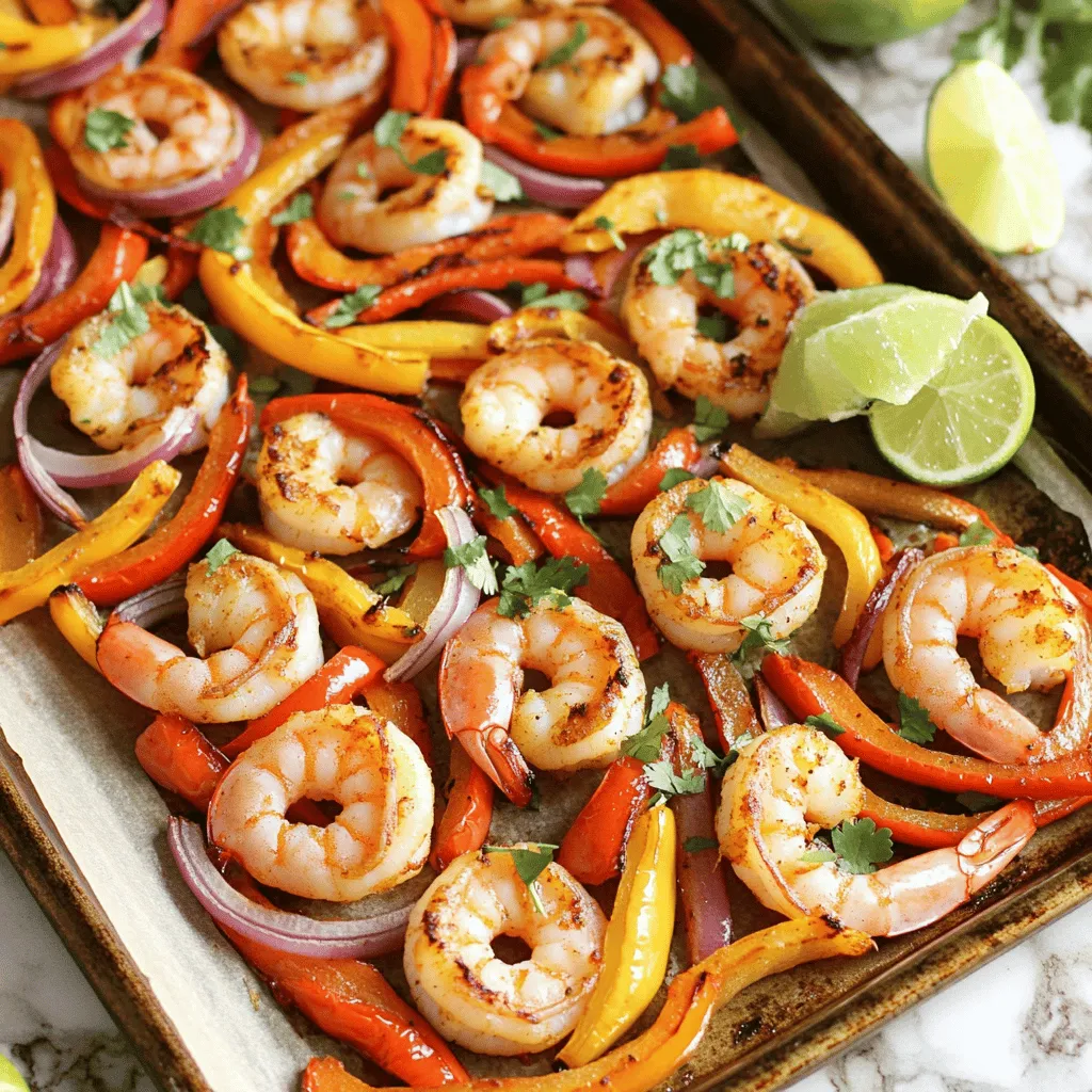 Sheet-Pan Chili Lime Shrimp Fajitas Quick and Tasty