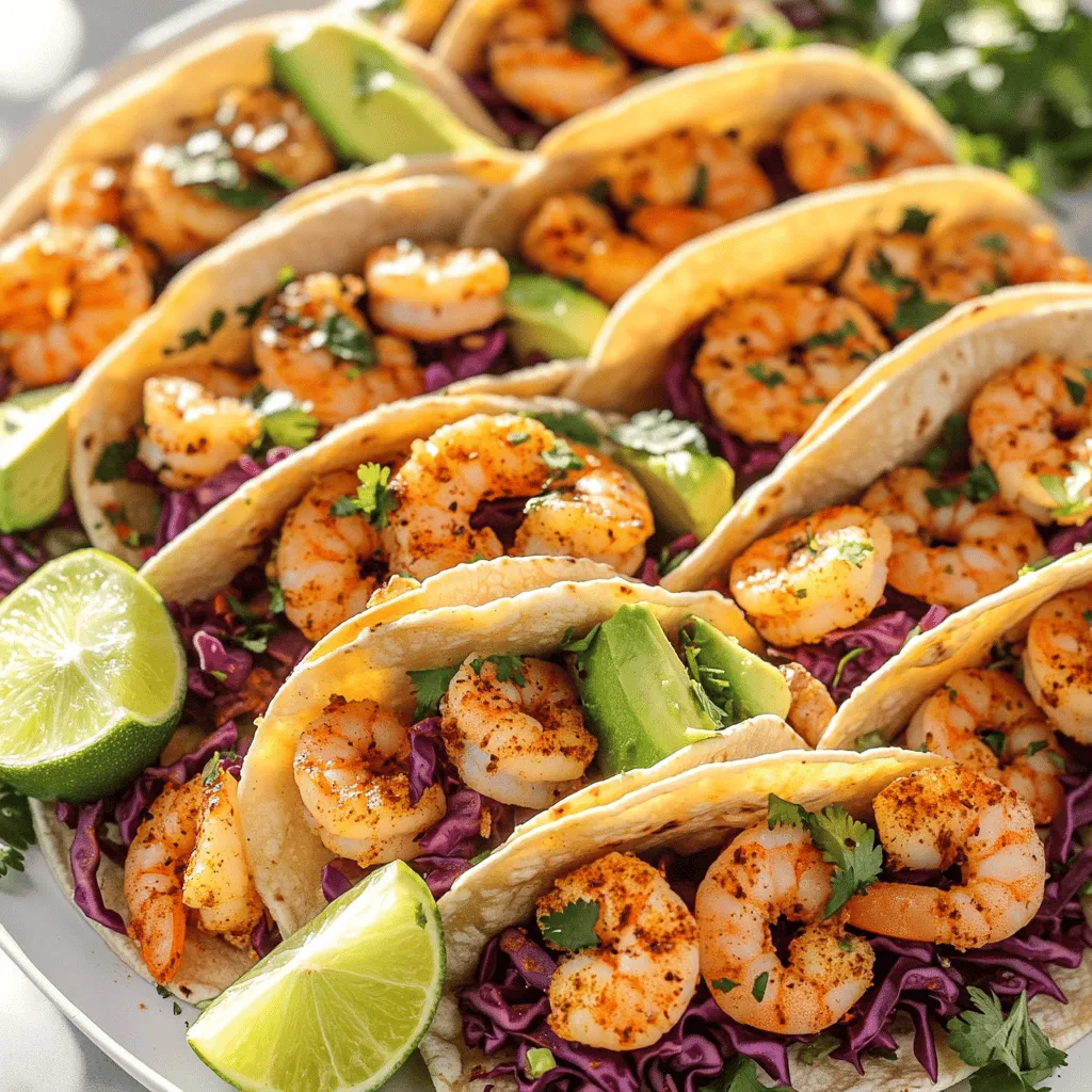 Spicy Garlic Shrimp Tacos Flavorful and Quick Meal