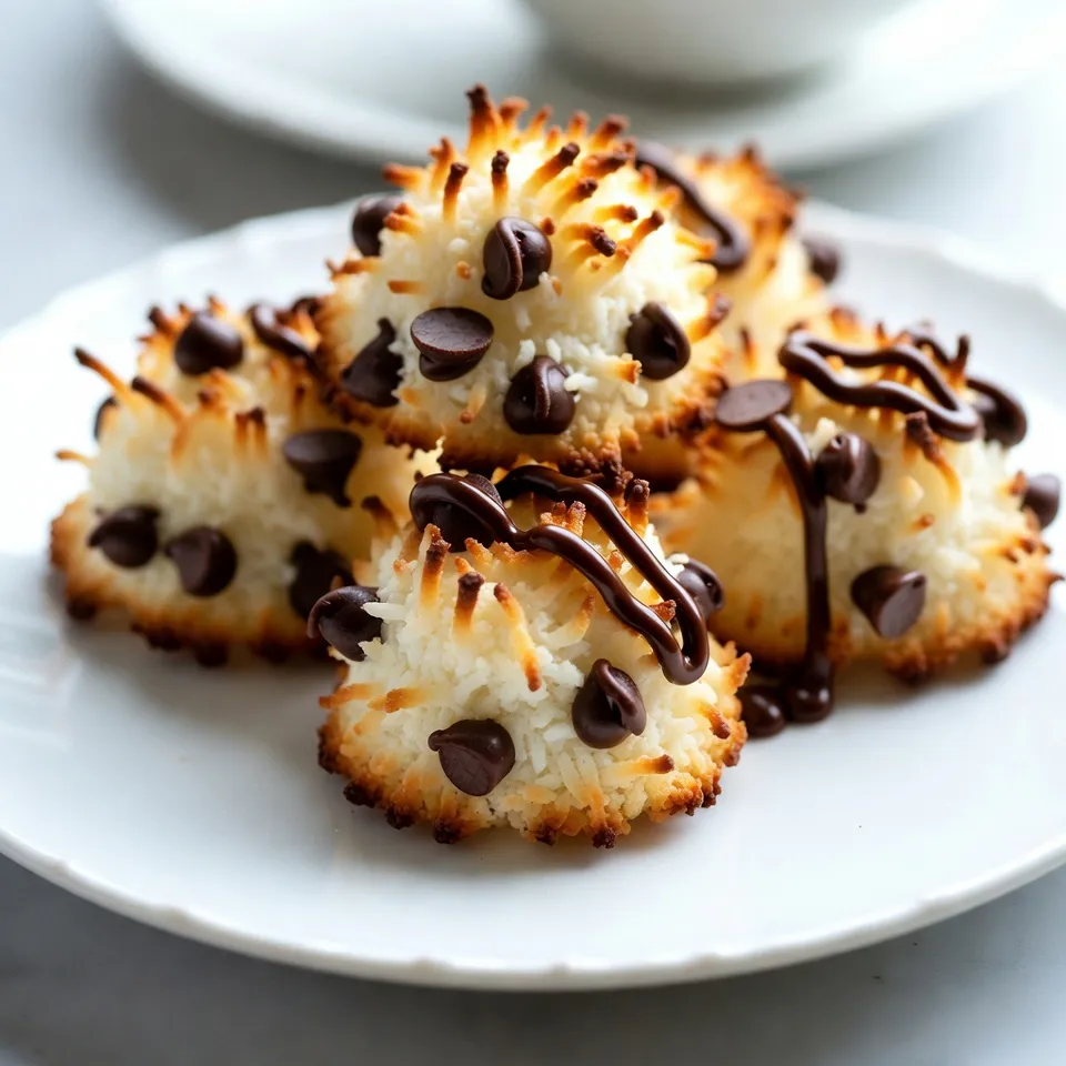Coconut Chocolate Chip Macaroons Simple and Tasty Treat