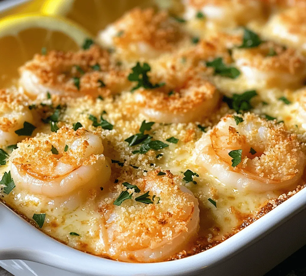 Garlic Shrimp Gratin is not just a dish; it