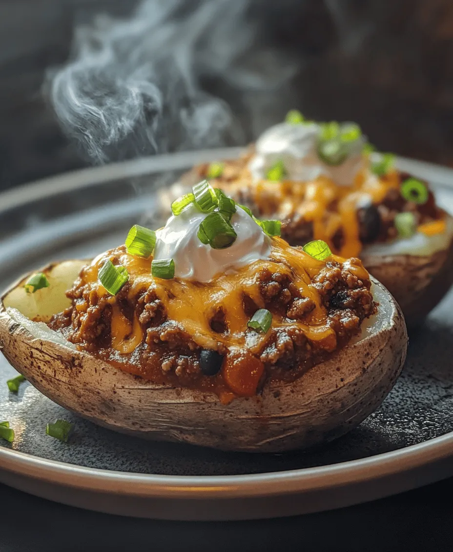 To truly appreciate Chili Cheese Baked Potatoes, it’s essential to understand the core ingredients that make this dish shine. Each component plays a crucial role in delivering the ultimate flavor profile, ensuring that every bite is as satisfying as the last.