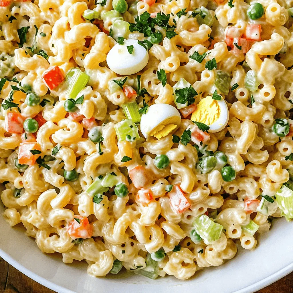Amish Macaroni Salad Flavorful and Easy to Make