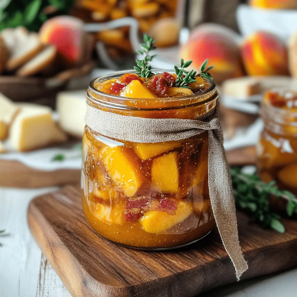 Discover the Irresistible Flavors of Peachy Bacon Bliss Jam