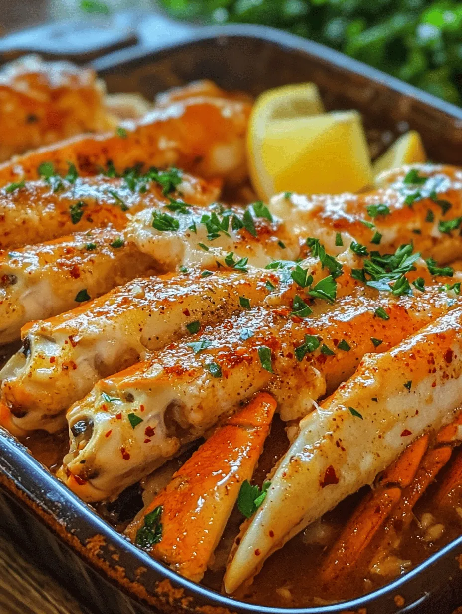 Baked Crab Legs in Butter Sauce: The Allure of a Seafood Delight