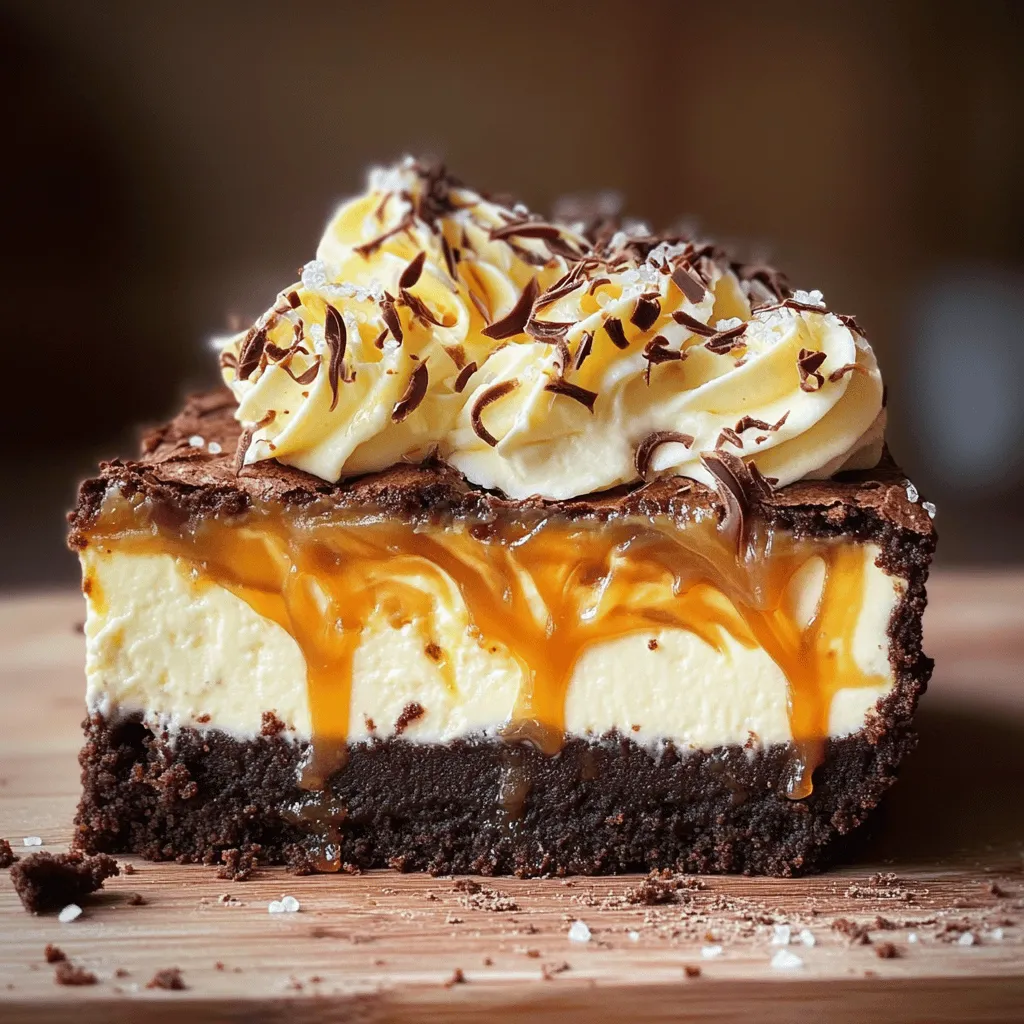 Caramel Brownie Cheesecake Rich and Decadent Delight
