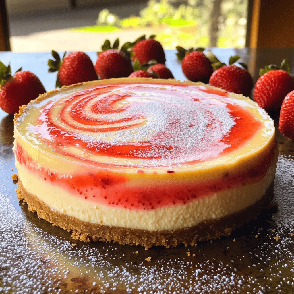 Strawberry Swirl Cheesecake Recipe Delightful and Easy