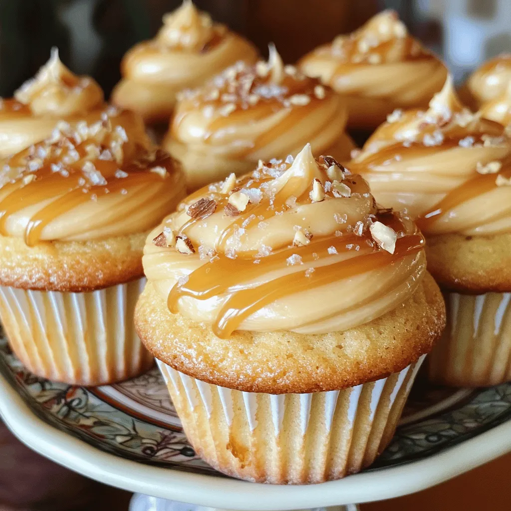 To make these delightful caramel cupcakes, gather the following ingredients: