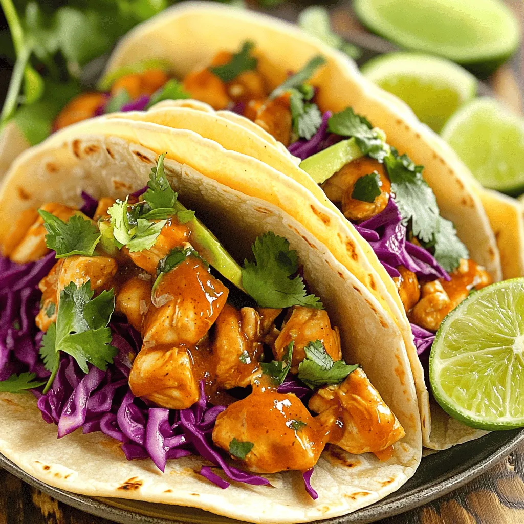 Sriracha Lime Chicken Tacos Flavorful and Fresh Treat