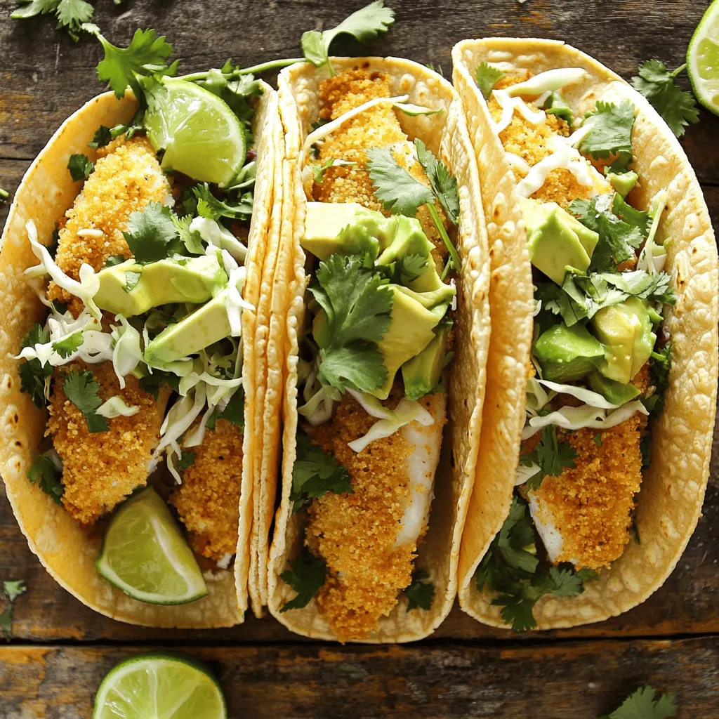 Crispy Baked Fish Tacos Quick and Flavorful Meal
