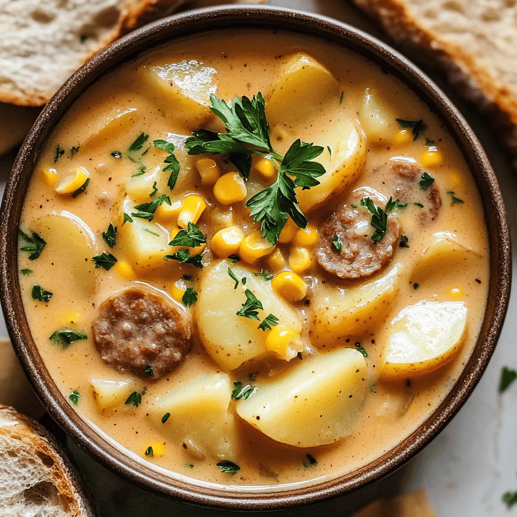 Potato and Sausage Chowder Hearty Comfort Dish