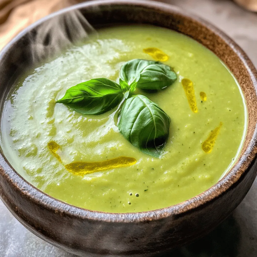 Zucchini Soup Delight Simple and Nutritious Recipe
