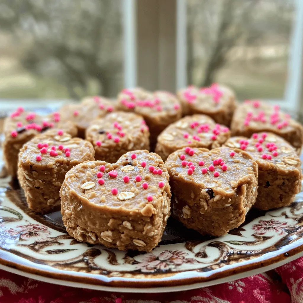 Peanut Butter Valentine’s Heart Delightful Treats