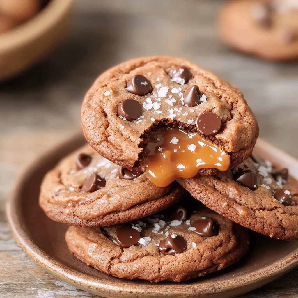 Chocolate Salted Caramel Cookies Irresistible Treat