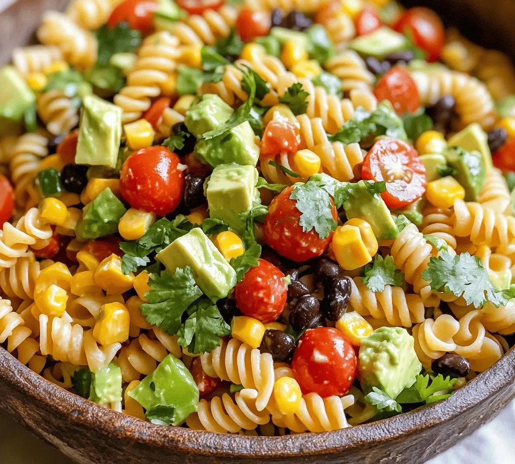 What makes Cowboy Caviar Pasta Salad so appealing? First and foremost, it serves as a nutritious dish that incorporates a variety of fresh ingredients, providing a range of flavors and health benefits. The blend of beans, vegetables, and pasta creates a well-rounded meal that is satisfying without being heavy. The use of rotini pasta not only adds substance but also allows the dressing and flavors to cling perfectly to each bite, enhancing the overall experience.