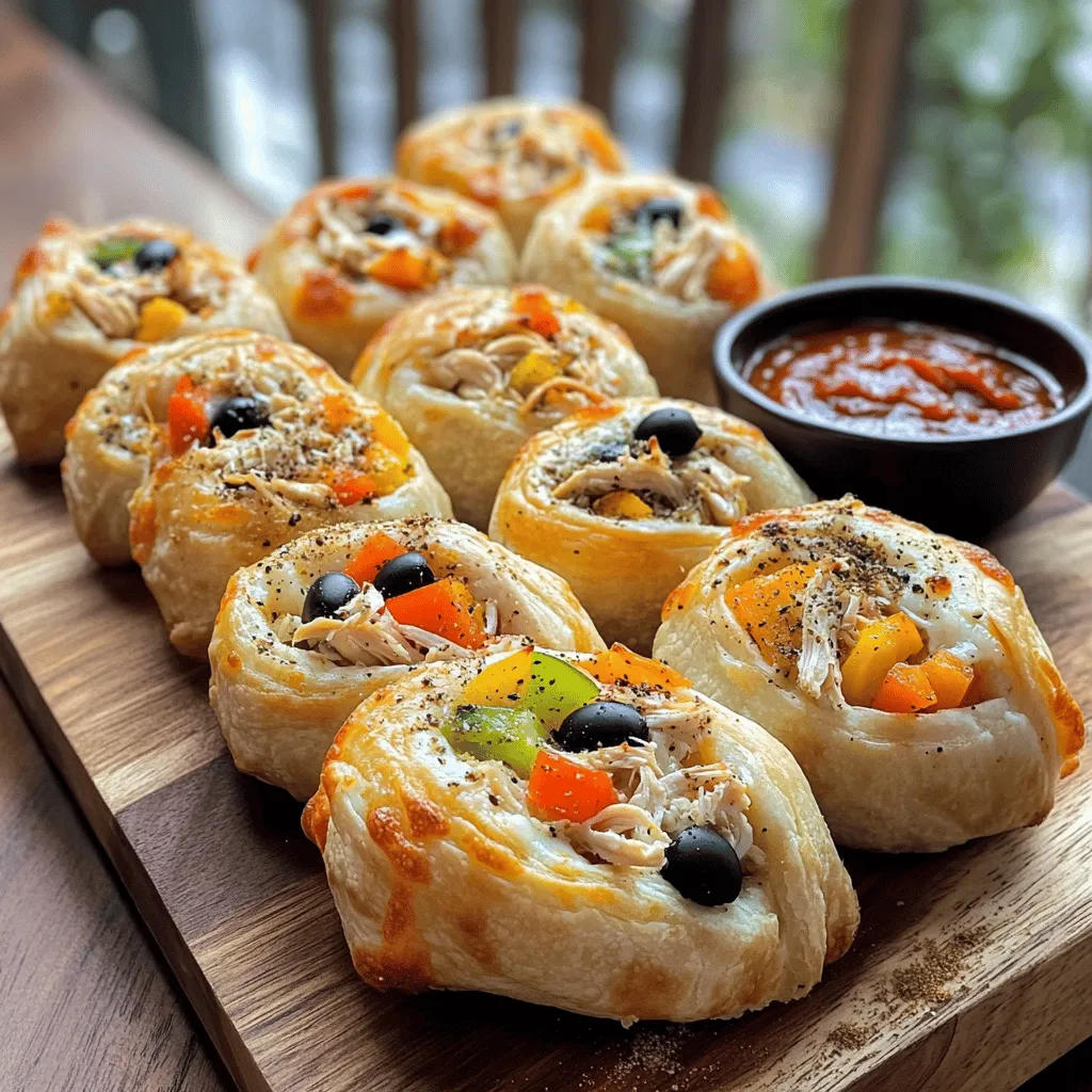 Homemade Chicken Pizza Rolls Delicious and Simple Snack