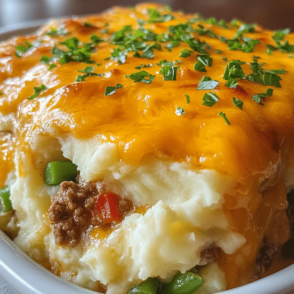 Mashed Potato Meatloaf Casserole Easy Comfort Dish