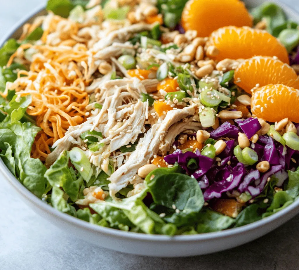 The origins of Chinese Chicken Salad can be traced back to the mid-20th century, where it emerged as a fusion dish that reflects the influences of both Asian and Western culinary traditions. Though it may not be a traditional dish found in Chinese cuisine, its components resonate with the flavors commonly associated with Asian cooking, such as soy sauce, sesame, and fresh vegetables. Over time, this salad gained traction in American restaurants and homes, celebrated for its bold flavors and refreshing crunch.