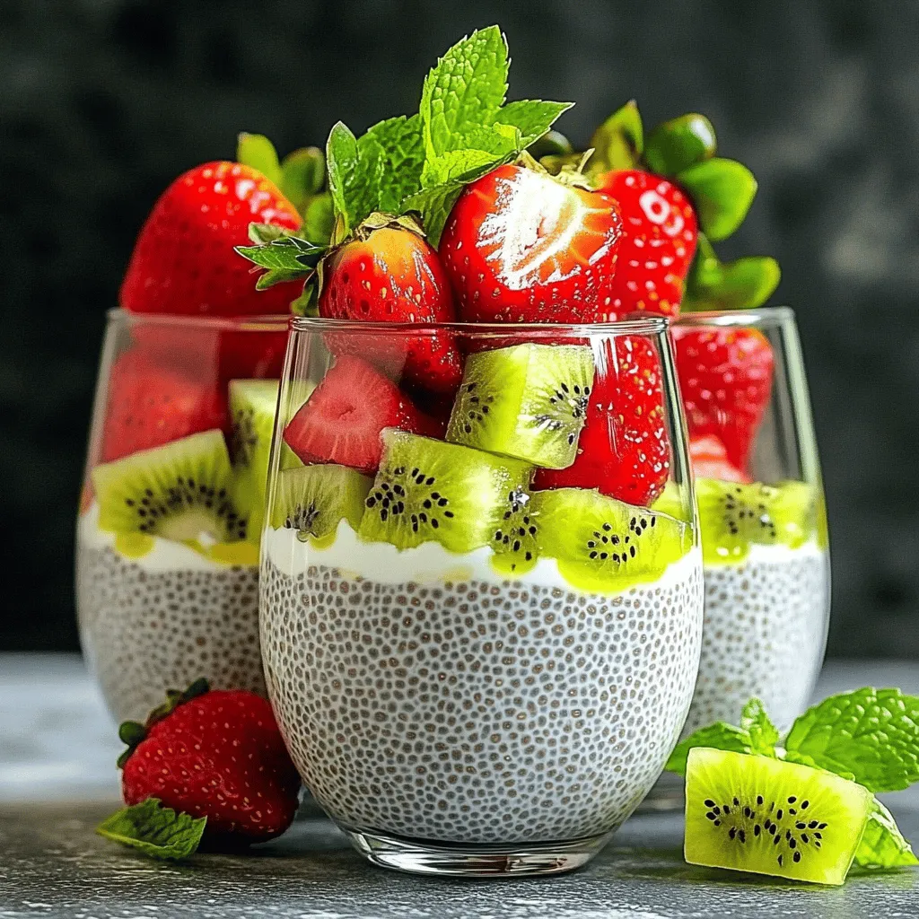 Strawberry Kiwi Chia Pudding Healthy Delight Recipe