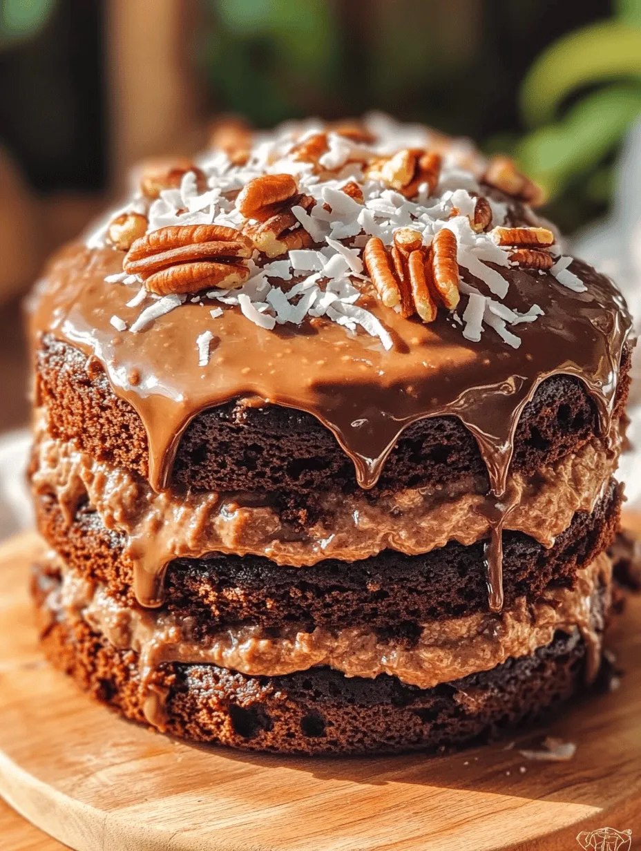 Irresistible Homemade German Chocolate Poke Cake