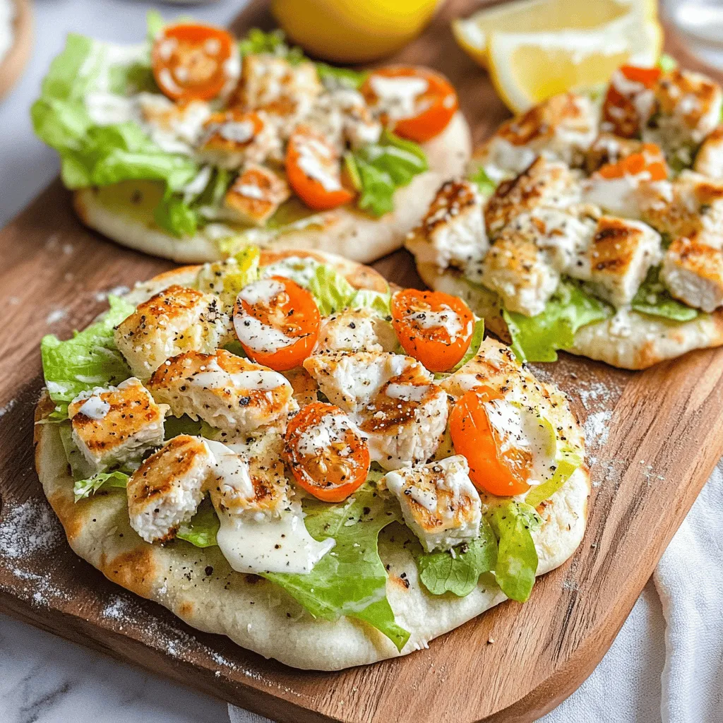 Chicken Caesar Flatbreads: A Delicious and Versatile Meal Option