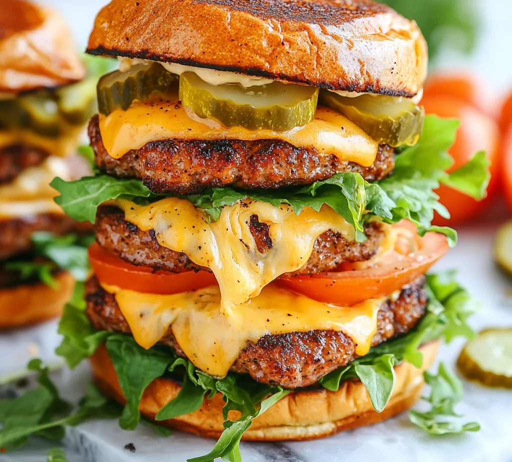 To create the Ultimate Crack Burgers, it