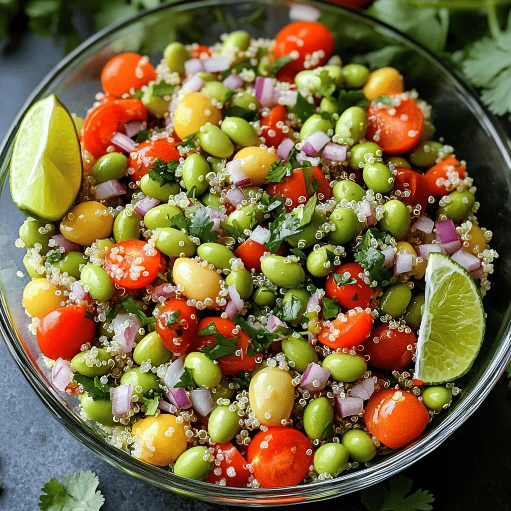 Quinoa Edamame Salad Fresh and Nutritious Delight