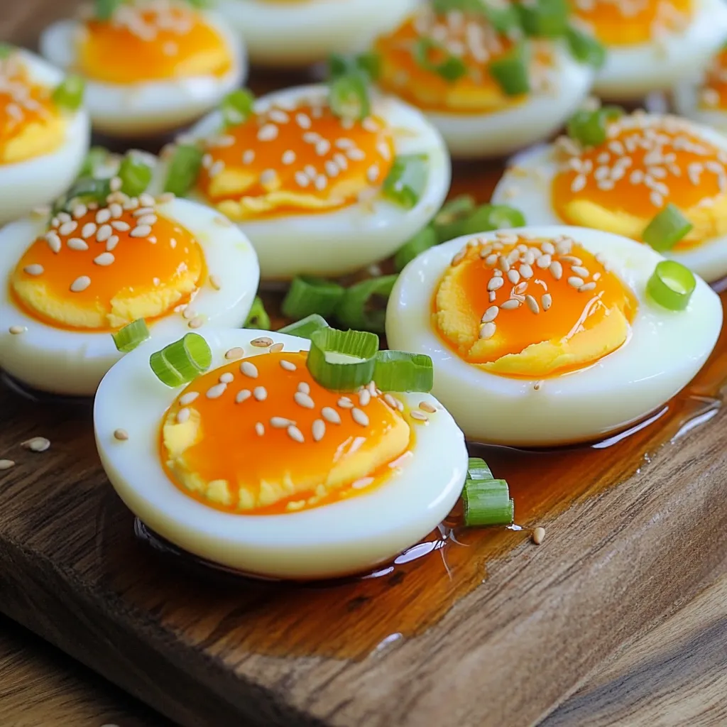 Spicy Sriracha Ramen Eggs Flavorful and Simple Recipe
