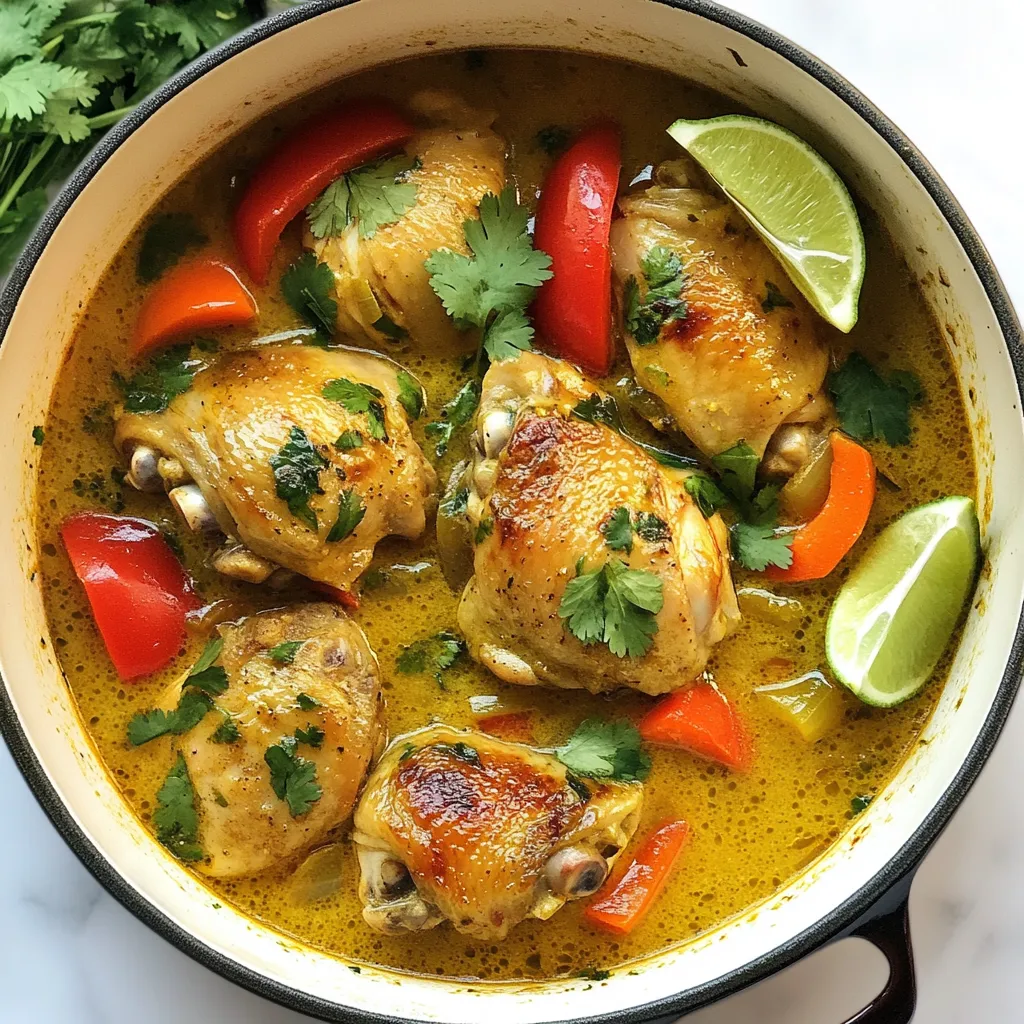 Ginger Lemongrass Chicken Stew Savory and Rich Comfort