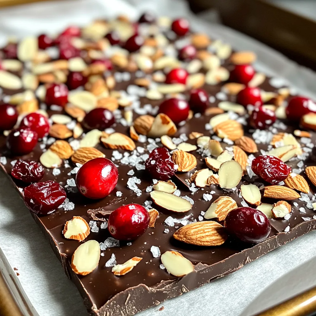 Cranberry Almond Holiday Bark Festive and Delicious Treat