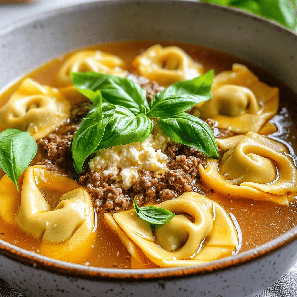 Beef &#038; Parmesan Tortellini Delight: A Homemade Italian Classic