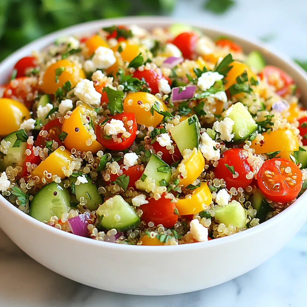 Lemon Herb Quinoa Salad Fresh and Flavorful Dish