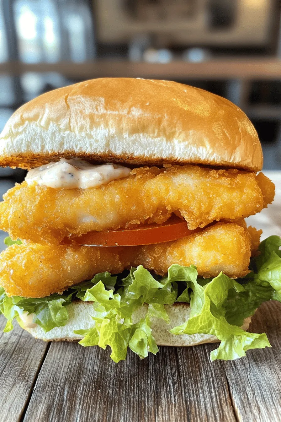 Crispy Cod Delight Sandwich Recipe