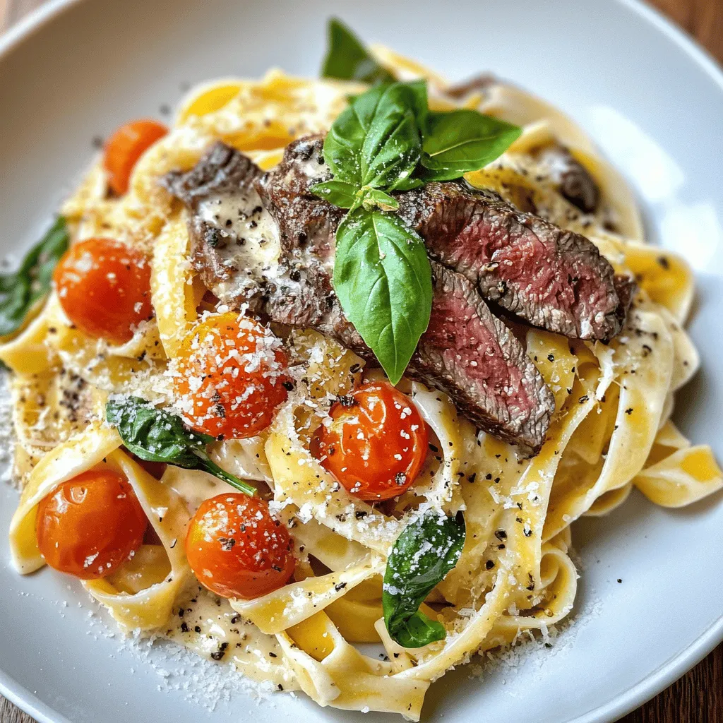Steak Pasta Delight: A Hearty Culinary Experience