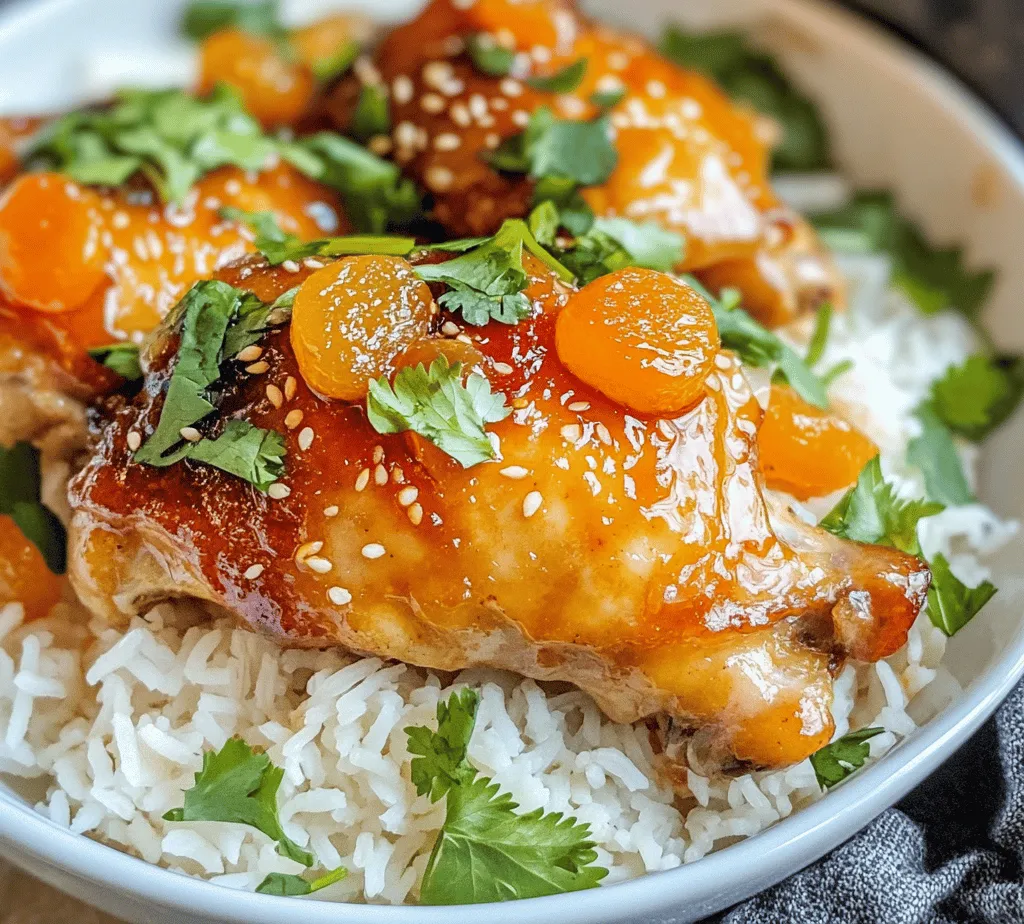 Sticky Apricot Chicken is the epitome of a one-pan wonder. The combination of tender chicken thighs coated in a luscious apricot glaze creates a dish that is not only visually appealing but also bursting with flavor. The beauty of this recipe lies in its straightforward preparation, making it accessible for cooks of all skill levels. With just a handful of fresh ingredients, you can create a meal that feels gourmet without spending hours in the kitchen.