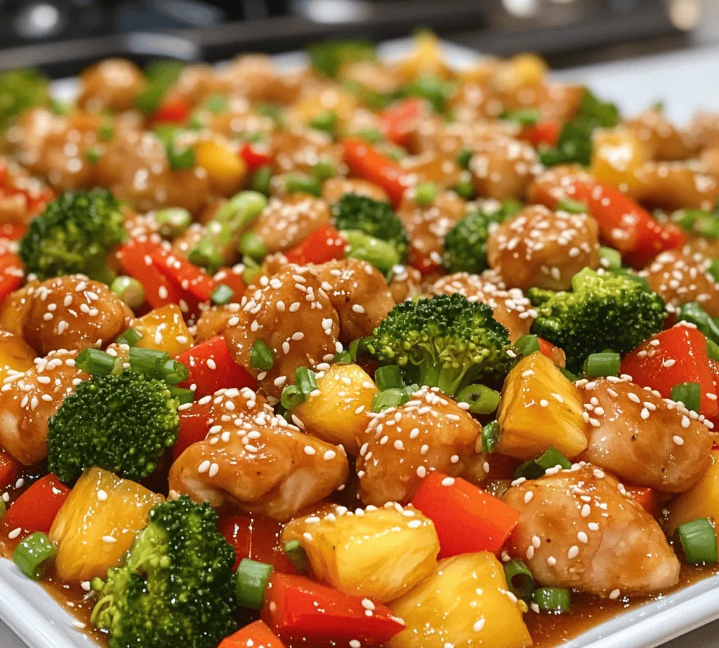 Sweet and sour chicken is a dish that has earned a special place in the hearts (and stomachs) of food lovers around the globe. This vibrant dish, known for its delightful balance of flavors and textures, combines the sweetness of pineapple and sugar with the tanginess of vinegar and soy sauce, creating a symphony of taste that is both refreshing and comforting. With tender, juicy chicken pieces enveloped in a glossy sauce, complemented by crunchy vegetables, this dish offers a colorful feast for both the eyes and the palate.
