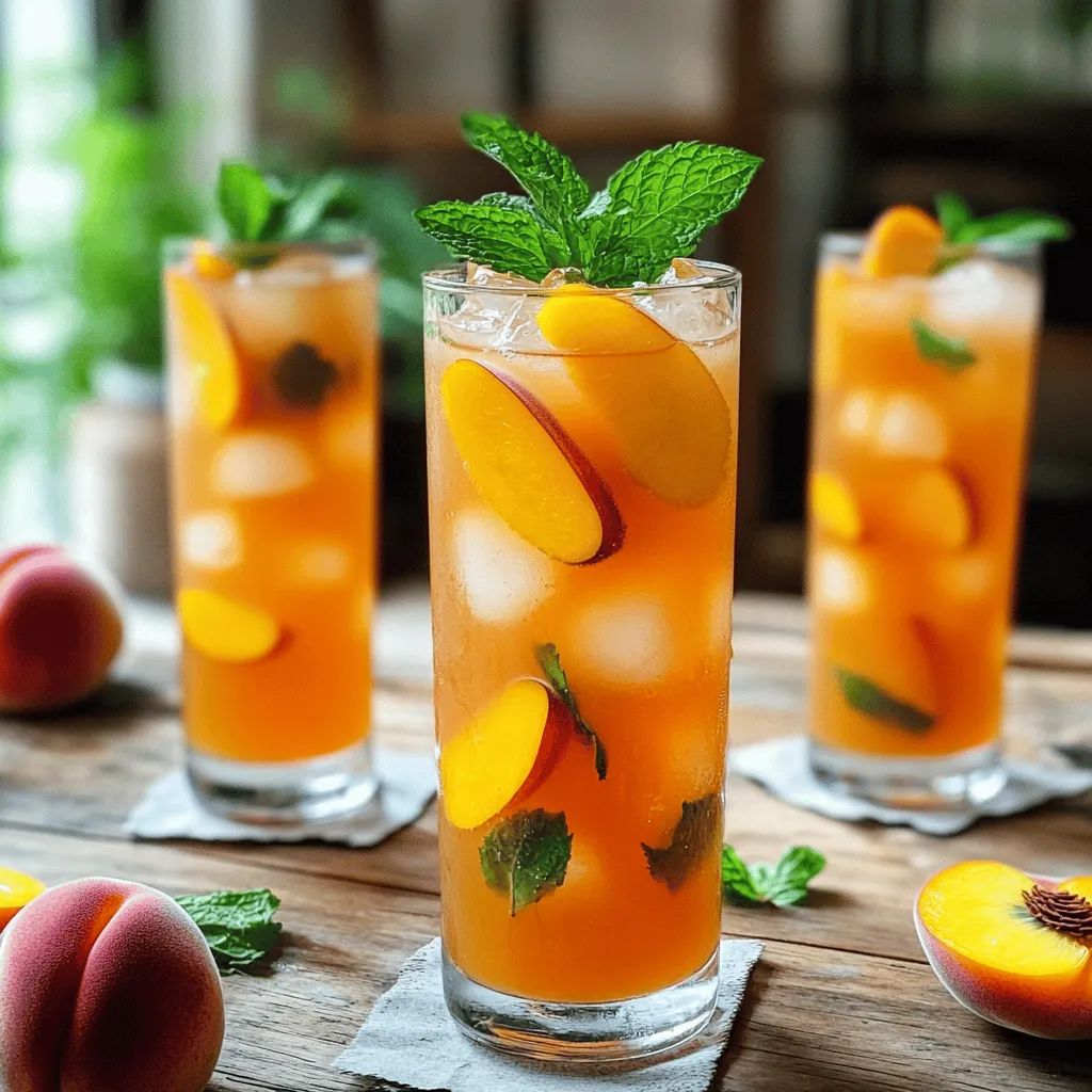 Refreshing Southern Peach Tea: A Perfect Summer Beverage