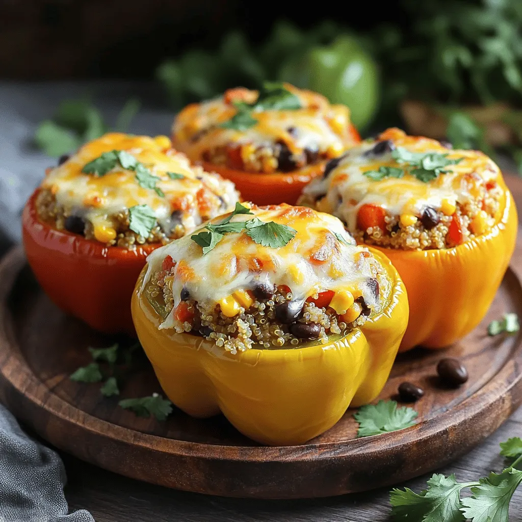 Vegetarian Stuffed Bell Peppers Flavorful and Easy Meal
