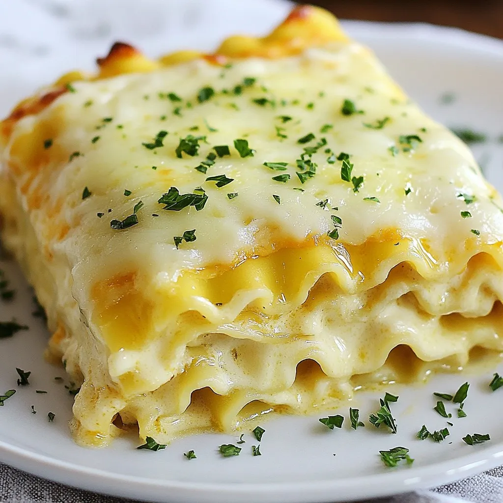 Roasted Garlic Alfredo Lasagna Roll-Ups Delight